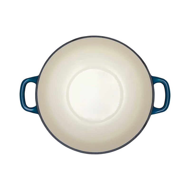 Maxwell & Williams Cast Iron Round Casserole Midnight Blue 26cm Gift Boxed image number 3